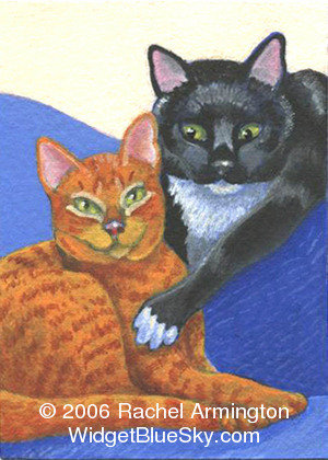 Cat paintings for sale and rent