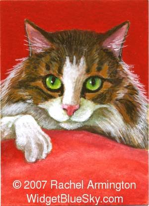 Cat paintings for sale and rent