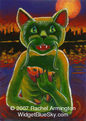 Cat paintings for sale and rent